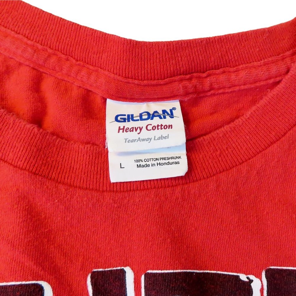 Gildan Mens Graphic Tshirt Tee Duck Dynasty Red Vintage Size Large - Picture 5 of 12